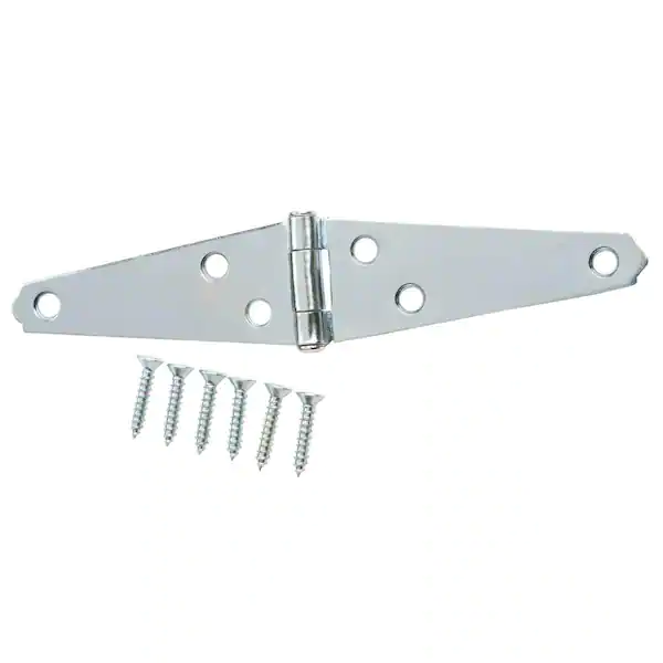 3 inch zinc plated light strap hinges