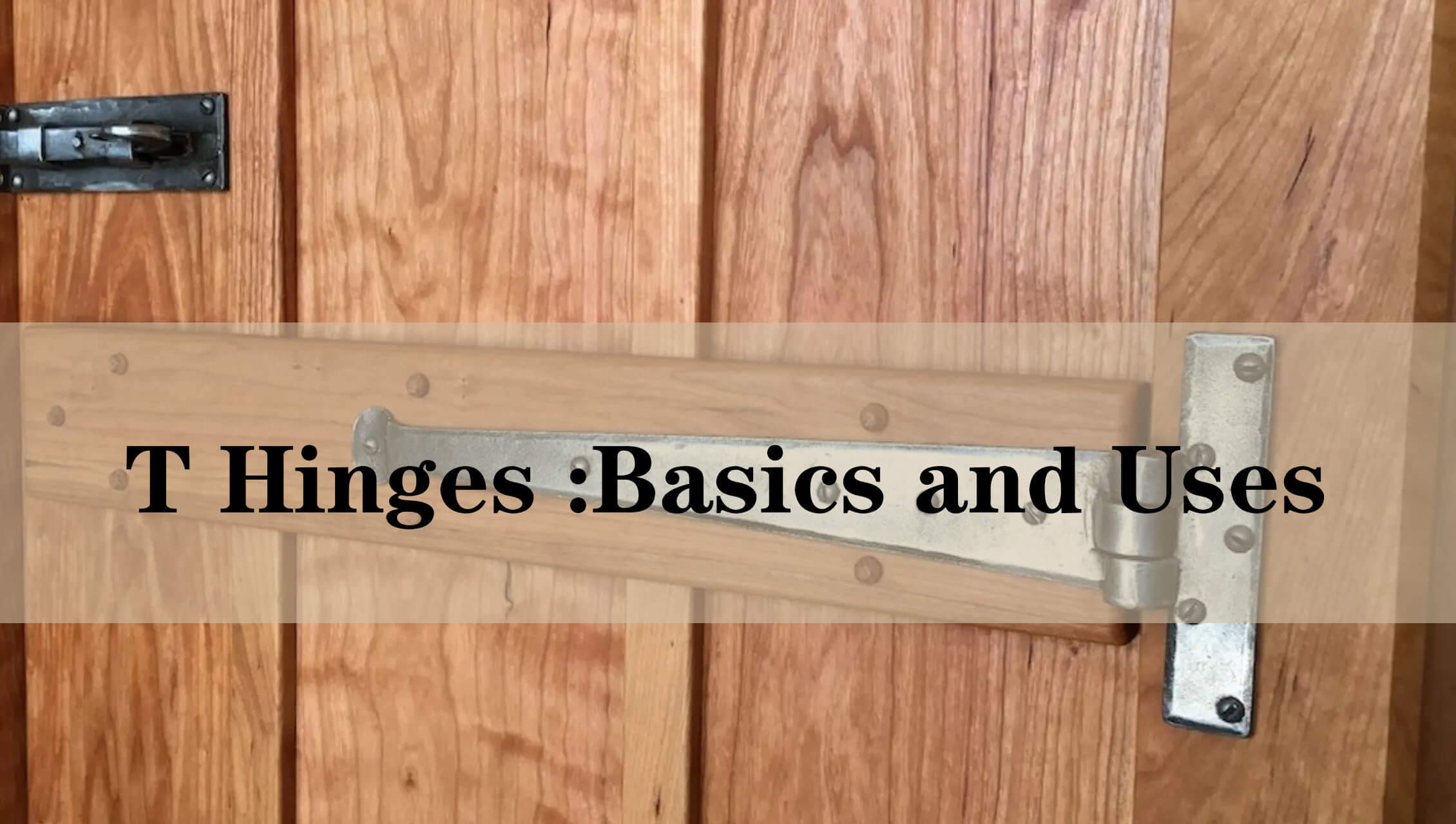 Understanding T Hinges: Basics and Uses
