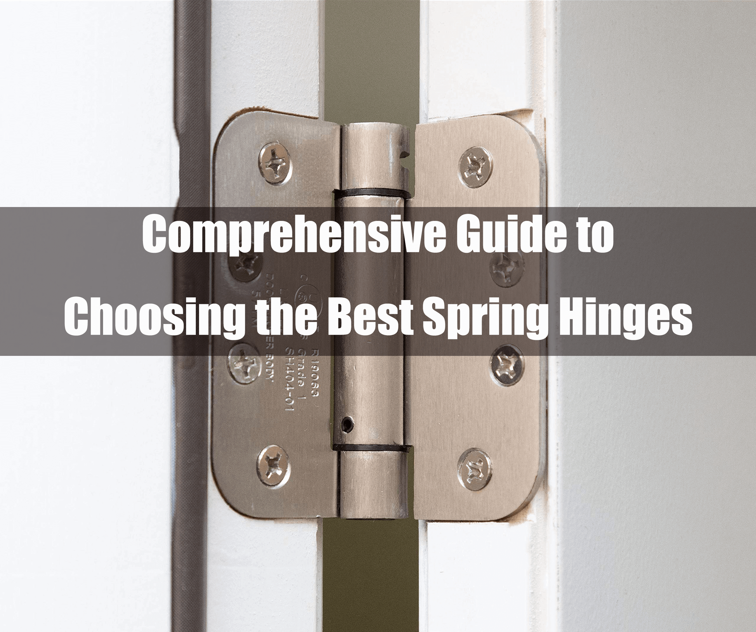 Comprehensive Guide to Choosing the Best Spring Hinges
