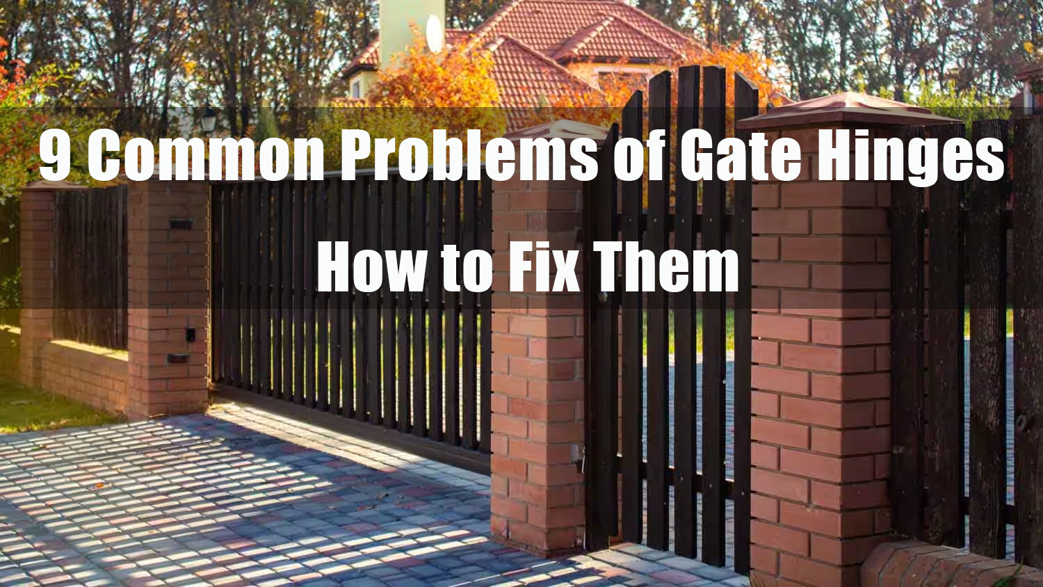 9 Common Problems and fixes of Gate Hinges